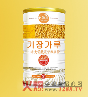 七彩果小米大骨蔬菜營(yíng)養(yǎng)米粉