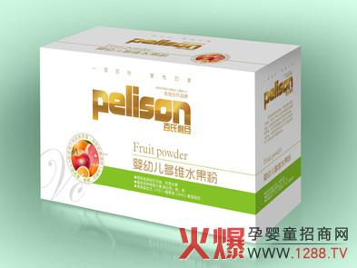 百氏利臣嬰幼兒多維水果粉沖劑促進寶寶健康發(fā)育