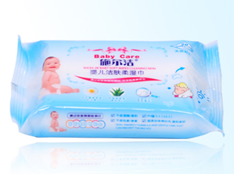 施爾潔嬰兒潔膚柔濕巾20片裝