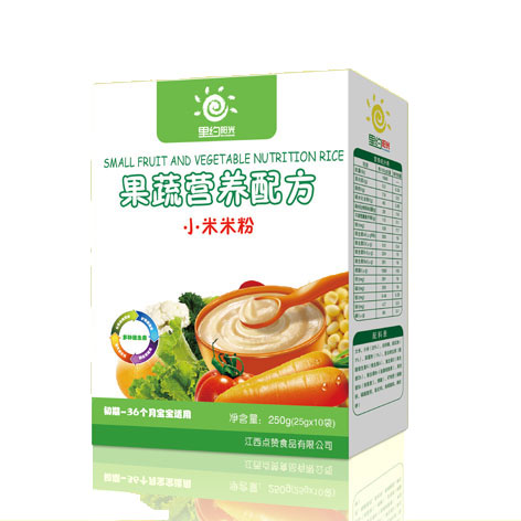  里約陽光果蔬營養(yǎng)小米粉