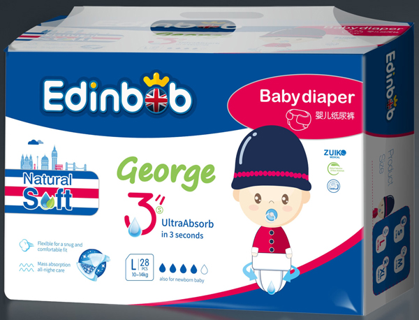愛丁寶紙尿褲-(中包)L