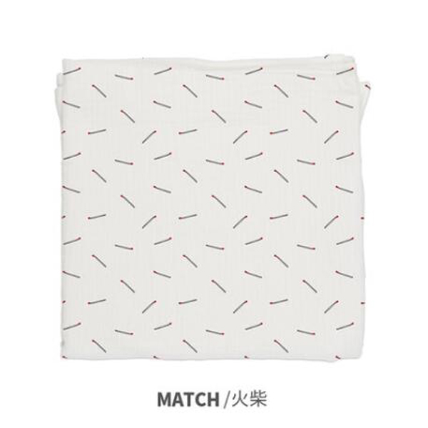 西班牙baby bites嬰兒Muslin多用途純棉襁褓包巾 火柴.jpg