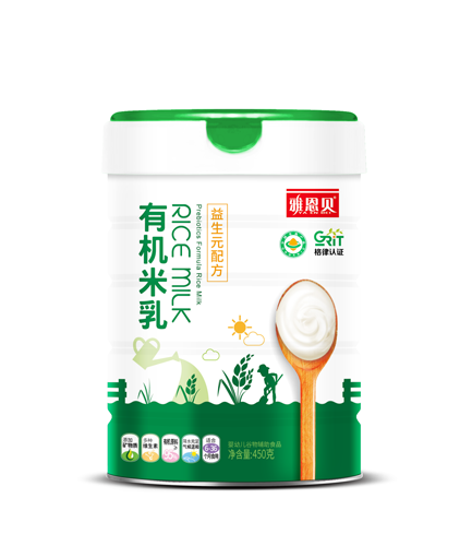   雅恩貝有機米乳（益生元配方）