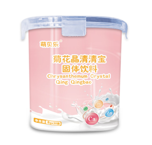  萌貝樂(lè)菊花晶清清寶固體飲料