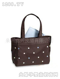 龍興咖啡色媽媽包
