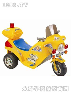 貝思達(dá)黃色兒童電動(dòng)車