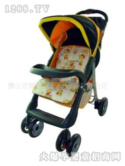 可迪深藍(lán)色嬰兒手推車(chē)