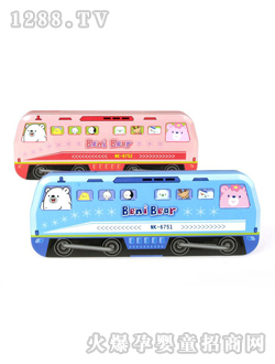 邦尼熊公交車文具盒