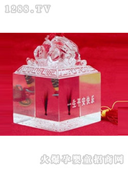 萬(wàn)家興水晶紅色胎毛印