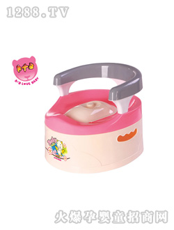 A+B粉色兒童坐便器