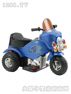 快樂(lè)年華藍(lán)色兒童摩托車
