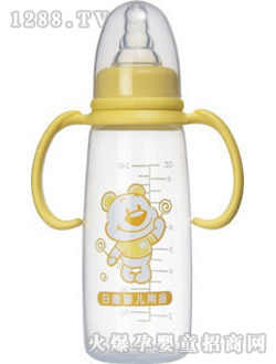 日康流線型有柄PP奶瓶240ml