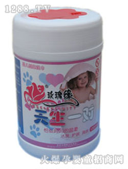玫瑰緣嬰兒濕巾120片