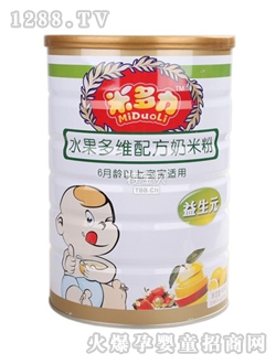 米多力水果多維配方奶米粉聽裝