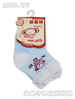 小搗蛋菠蘿口寶寶襪