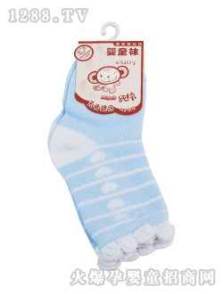 小搗蛋愛心長統(tǒng)寶寶襪