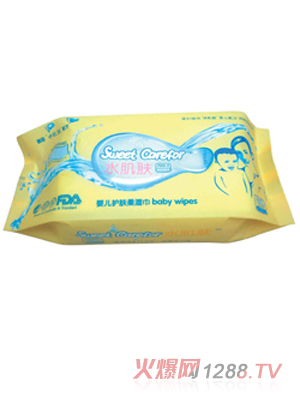 白底水肌膚80濕巾