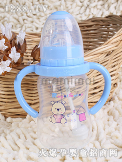 皇家寶貝母乳實(shí)感葫蘆把手自動奶瓶