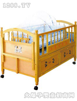 愛(ài)嬰寶嬰兒木床WFY666