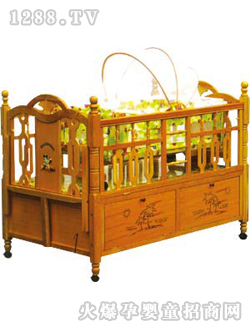 愛嬰寶嬰兒木床657