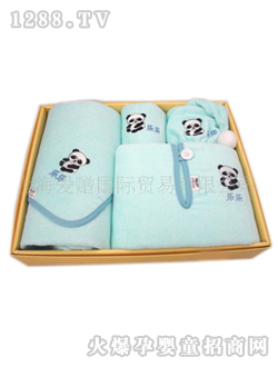 獨(dú)創(chuàng)寶寶繡名套裝藍(lán)色