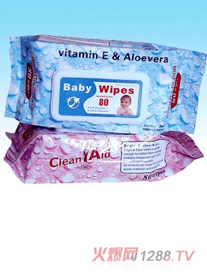 嬰兒濕巾80片加蓋