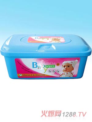 嬰兒濕巾100片盒裝