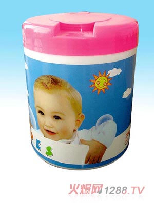 嬰兒濕巾200片桶裝