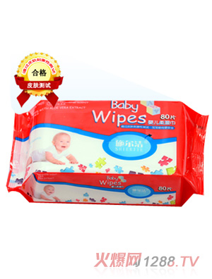 施爾潔嬰兒柔濕巾80抽裝
