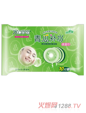 水當(dāng)當(dāng)青瓜補(bǔ)水柔濕巾