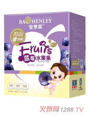 寶亨萊藍莓水果條