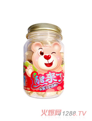起勁80g瓶裝熊來了-麥香牛奶味