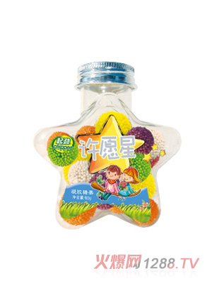 奇趣瓶系列兒童咀嚼糖-許愿星