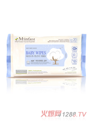 棉新-棉柔潤膚嬰兒濕巾20片裝