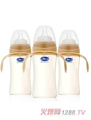 積高葫蘆型PPSU奶瓶(寬口徑)300ml