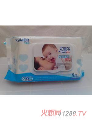 尤愛(ài)爾嬰兒手口濕巾80片