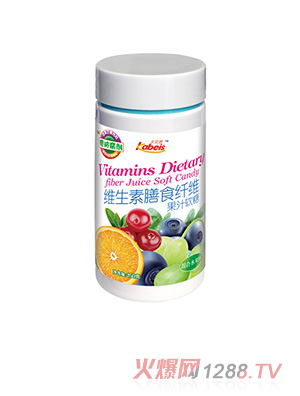 150克卡貝思多維膳食纖維果汁軟糖