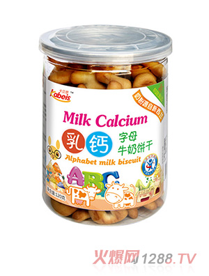 120克卡貝思乳鈣字母牛奶餅干