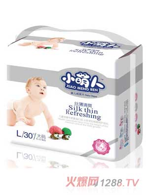 小萌人絲薄清爽紙尿片L碼30片