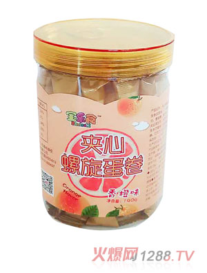 寶樂食夾心螺旋蛋卷-香橙味