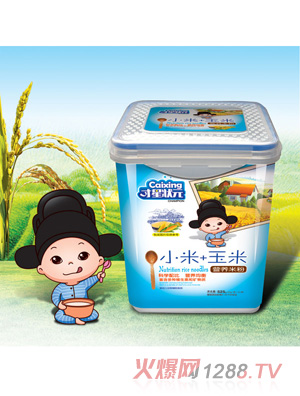才星狀元營(yíng)養(yǎng)米粉-小米玉米樂(lè)扣525克