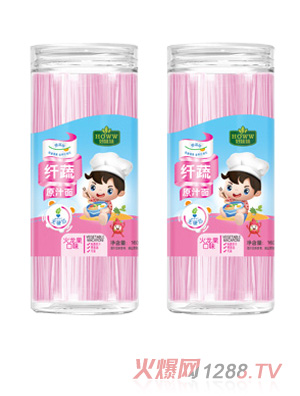好娃娃纖蔬原汁面-火龍果口味