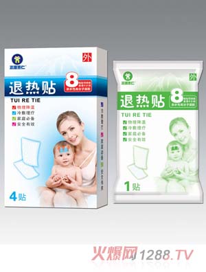 正康惠仁退熱貼4貼