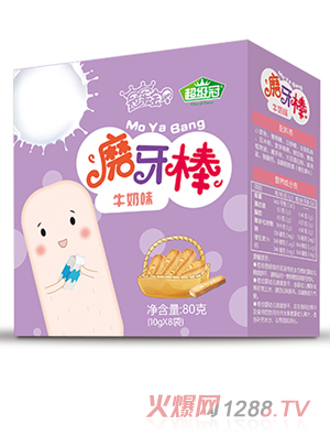 超級(jí)冠磨牙棒（牛奶味）