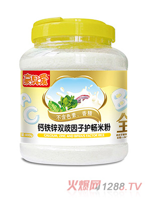 嘉唄噯護(hù)暢米粉 鈣鐵鋅雙歧因子
