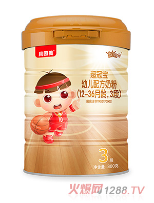 貝因美超冠寶幼兒配方奶粉