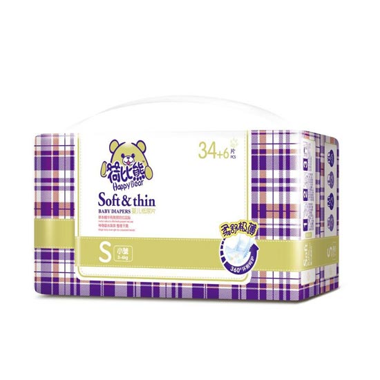  荷比熊嬰兒紙尿片S34+6片